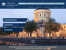 Tablet Screenshot of lawlibrary.ie